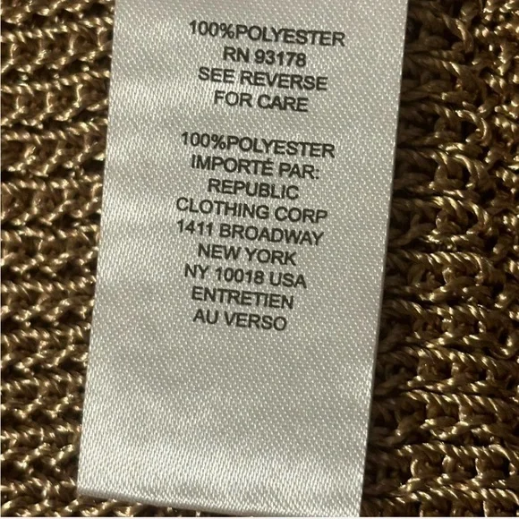 House of Harlow 1960 Knitted crop top Golden  XS Straps New Year Party Dance - Picture 7 of 7